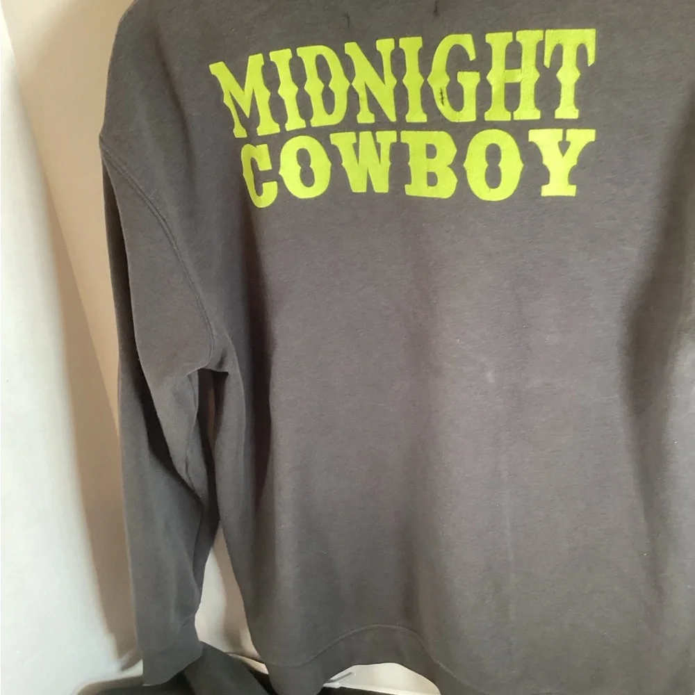 Midnight Cowboy ,Austin Texas, Graphic Crewneck Sweater - Black Size XS, - Picture 2 of 5